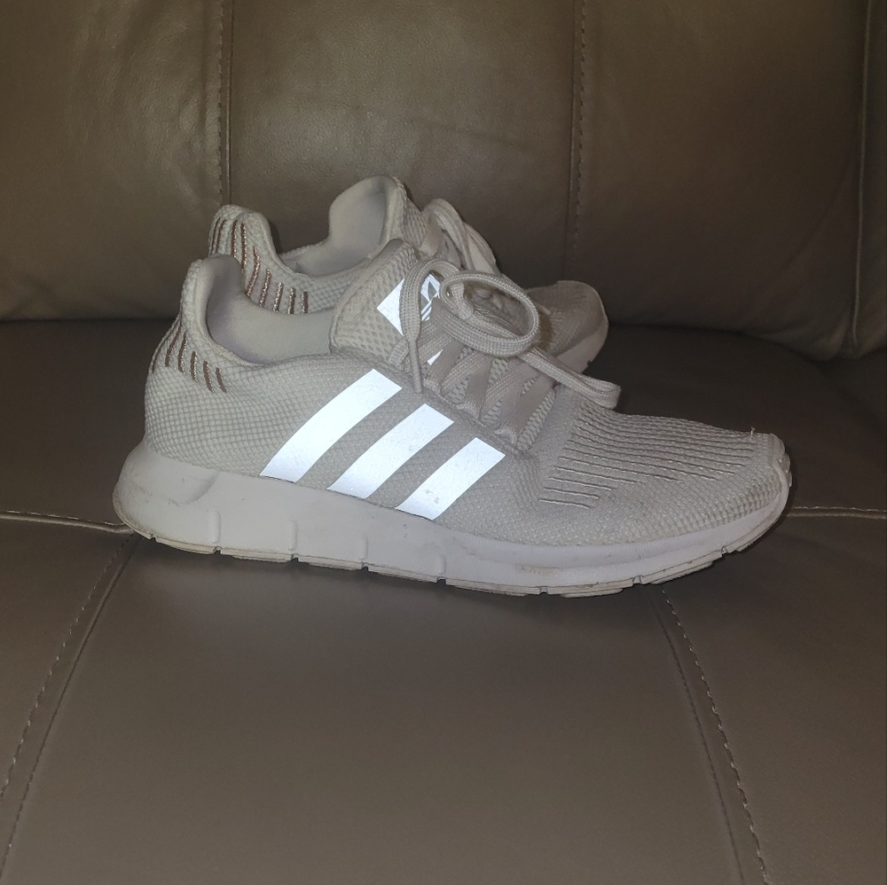 Adidas sneakers, white, sz 7